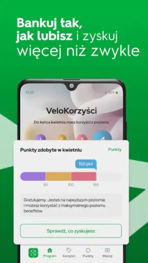 VeloBank screenshot