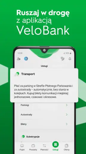 VeloBank screenshot