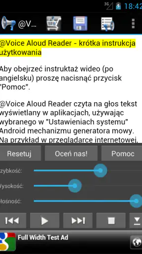 @Voice: Czytanie Tekstu Głosem screenshot