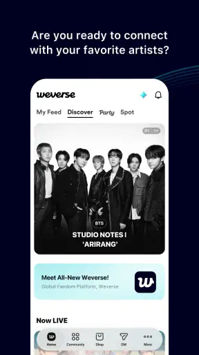 Weverse: Connect with Artists screenshot