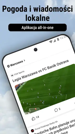 Wiadomości pogodowe - Radar screenshot