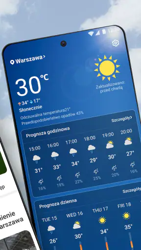 Wiadomości pogodowe - Radar screenshot