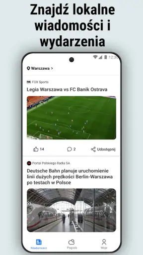 Wiadomości pogodowe - Radar screenshot