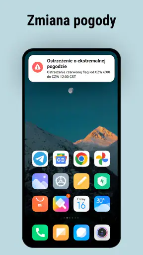 Wiadomości pogodowe - Radar screenshot