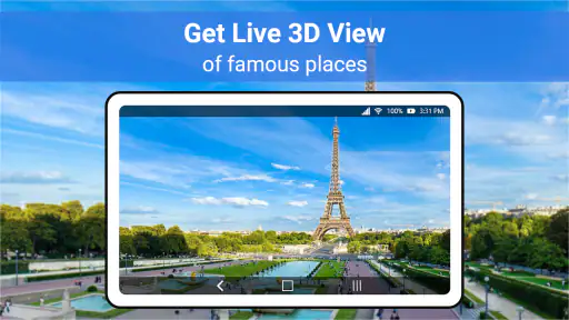 Widok mapy Ziemi na żywo screenshot
