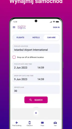 Wizz Air – Rezerwuj Loty screenshot