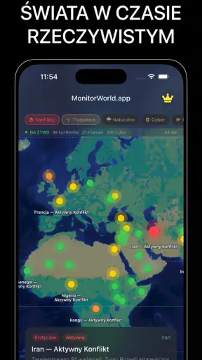 World Monitor App screenshot