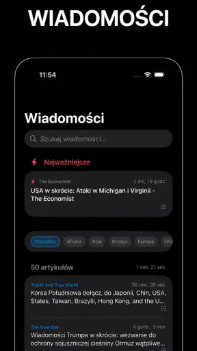 World Monitor App screenshot