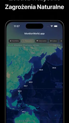 World Monitor App screenshot