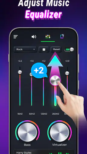 wzmacniacz dzwieku - equalizer screenshot