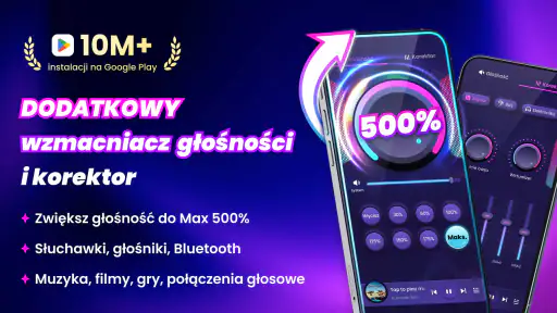 Wzmacniacz głośności i dźwięku screenshot