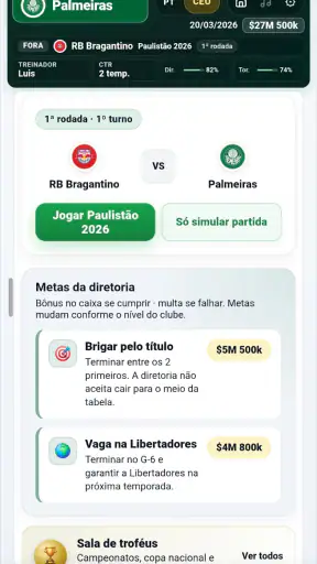 38Brasileirão - Modo Treinador screenshot