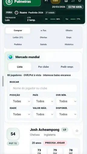 38Brasileirão - Modo Treinador screenshot