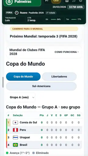 38Brasileirão - Modo Treinador screenshot