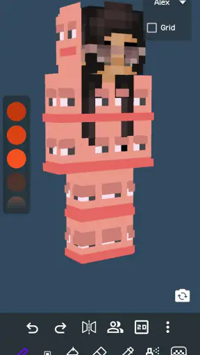 3D Skin Editor for Minecraft screenshot