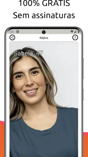 40Plus bate-papo sênior namoro screenshot
