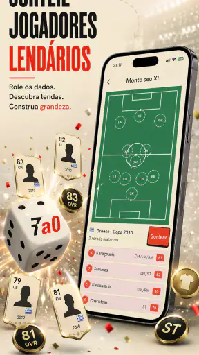 7a0 - Futebol Draft de Lendas screenshot