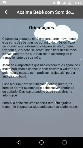 Acalma Bebê com Som do Útero screenshot