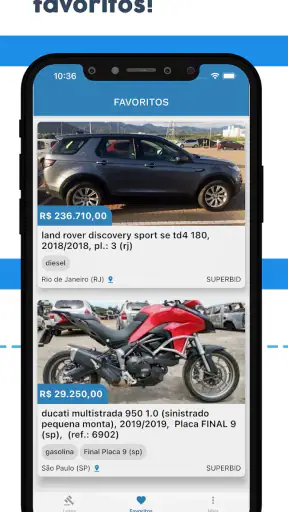 Ache Leilões: Carros e motos! screenshot