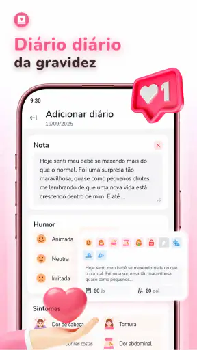Acompanhamento da gravidez screenshot