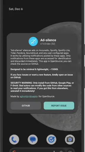 Ad-silence - OpenSource screenshot