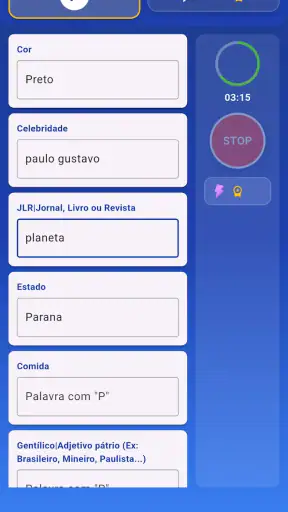 Adedonha Online screenshot