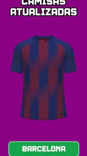 Adivinhe a Camisa de Futebol screenshot