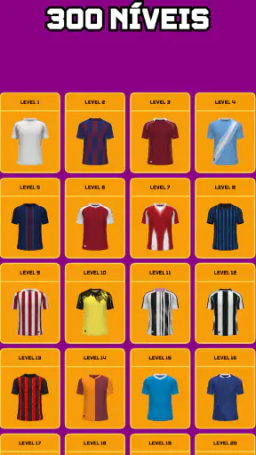 Adivinhe a Camisa de Futebol screenshot