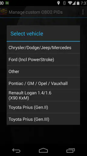 Advanced EX for RENAULT screenshot