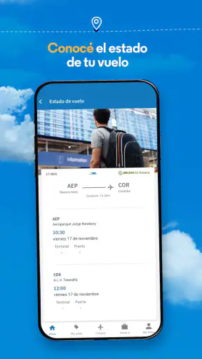 Aerolíneas Argentinas screenshot