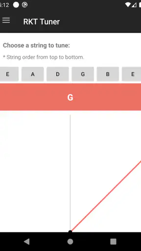 Afinador de Violão e Guitarra screenshot