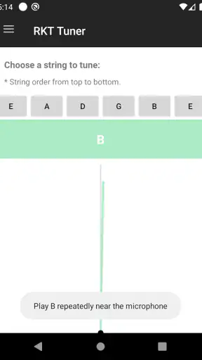 Afinador de Violão e Guitarra screenshot