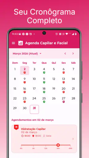 Agenda Capilar e Facial screenshot