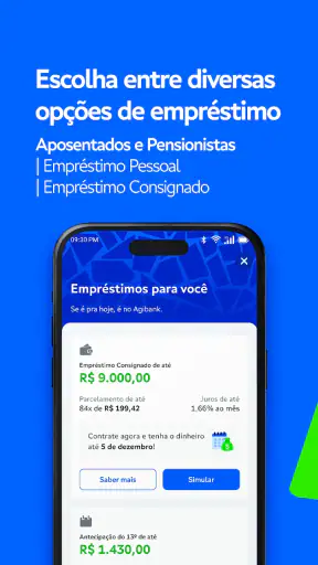Agibank: Conta, Crédito screenshot