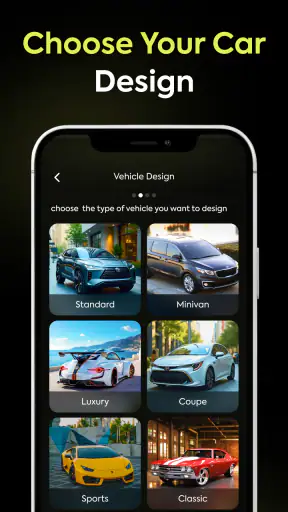 AI Car Designer Modify Style screenshot