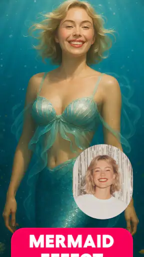 AI Mermaid Effect Trend: ToonX screenshot