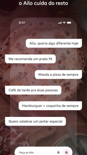 Ailo: IA de delivery do iFood screenshot
