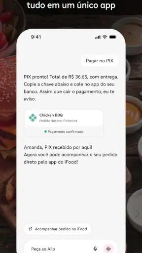 Ailo: IA de delivery do iFood screenshot