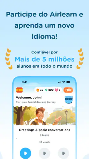 Airlearn - Aprender Idiomas screenshot