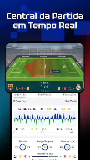 AiScore - Resultados ao Vivo screenshot