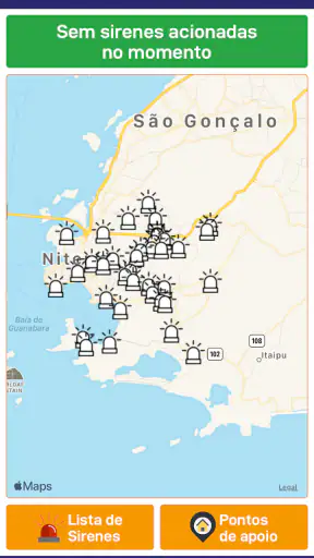 Alerta DCNIT screenshot