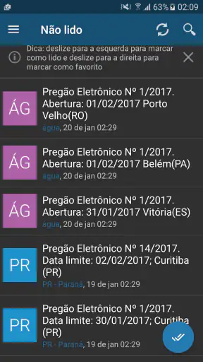Alerta Licitação screenshot