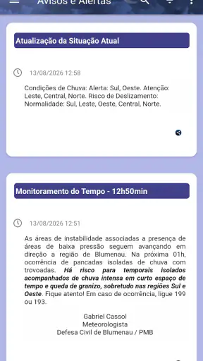 AlertaBlu screenshot
