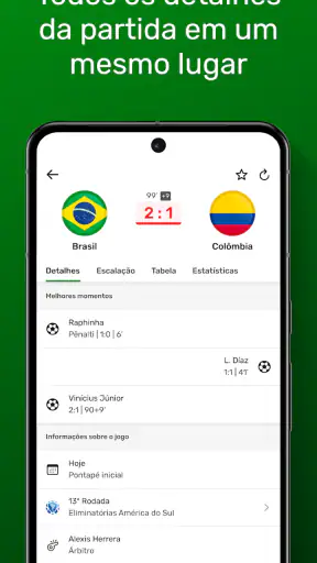 AlertaGol - Placar de Futebol screenshot