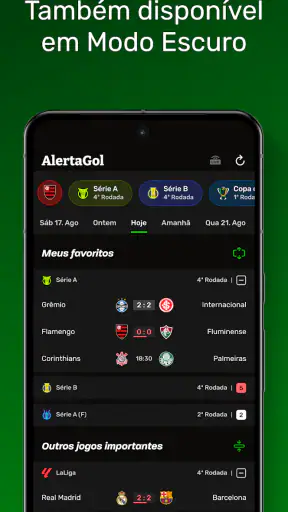 AlertaGol - Placar de Futebol screenshot