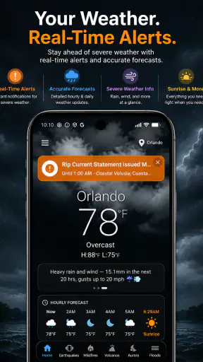 Alertas meteorológicos screenshot