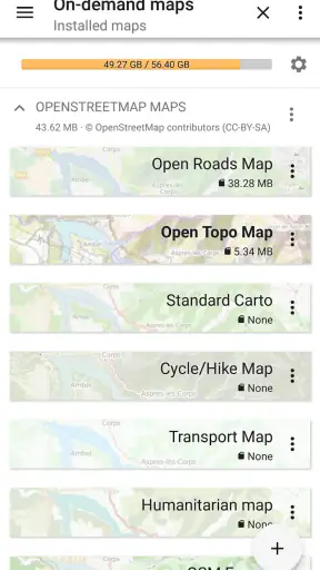 AlpineQuest Explorer Lite screenshot