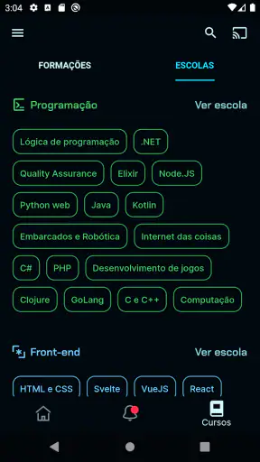 Alura Cursos Online screenshot