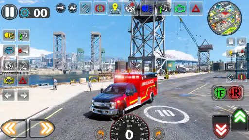 Ambulance Driving Game 3d screenshot