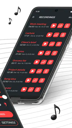 Amplificador de microfone screenshot